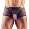 Boxer sexy avec Anneau TROYA Noir