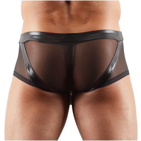 Boxer sexy avec Anneau TROYA Noir