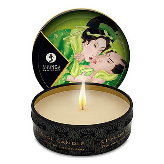 Bougie de Massage Thé Vert