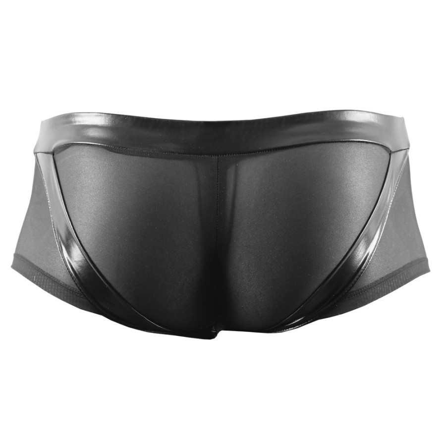 Boxer sexy avec Anneau TROYA Noir