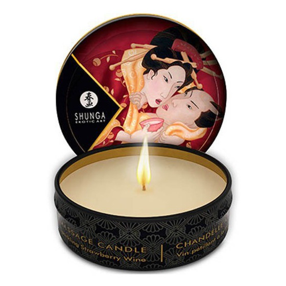 Bougie de Massage Fraise