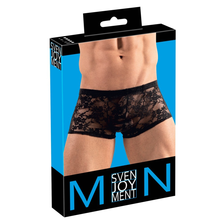 Boxer Dentelle LACE FLOWER Noir