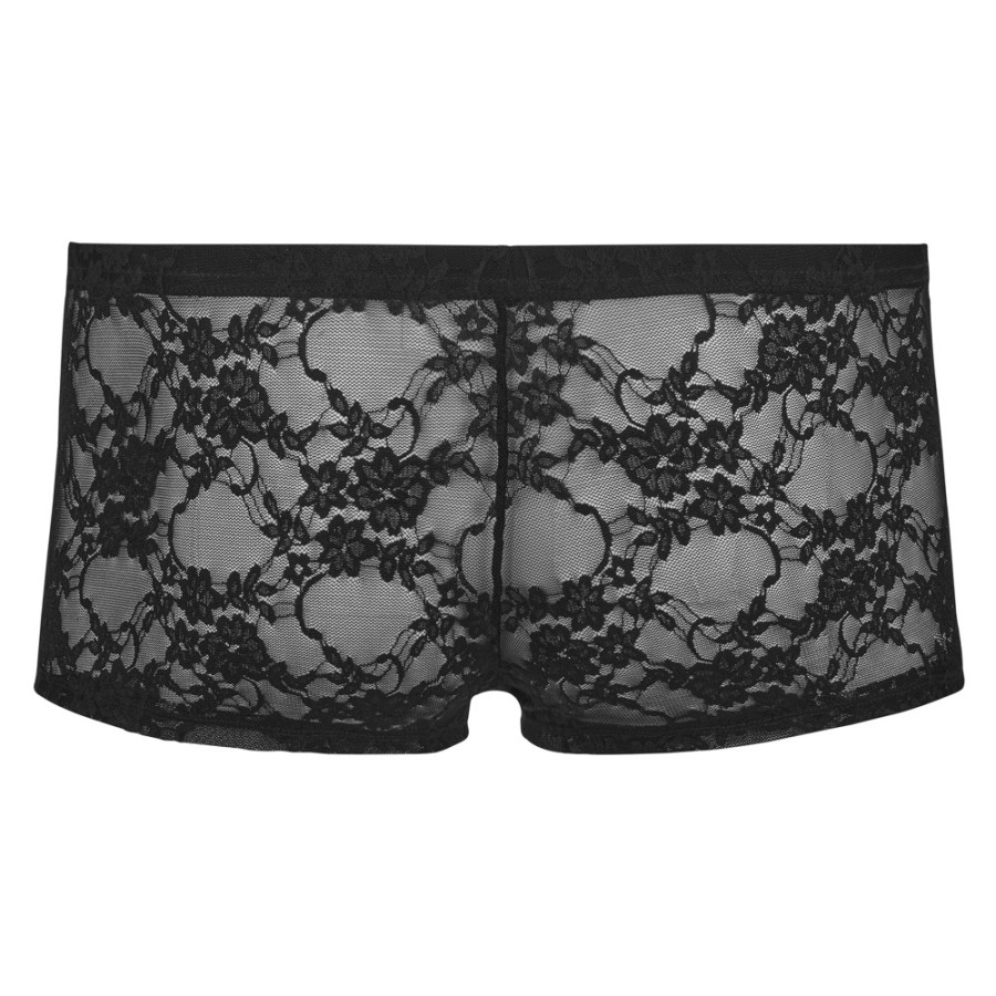 Boxer Dentelle LACE FLOWER Noir