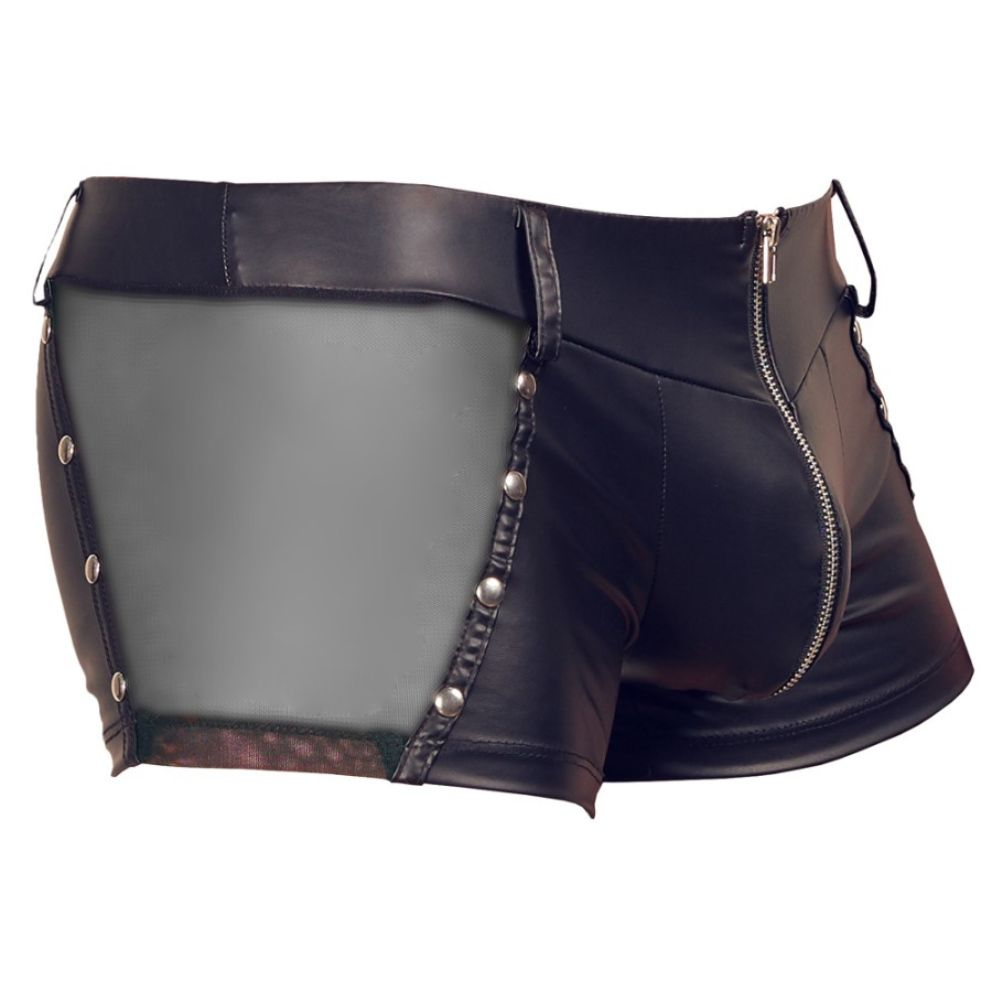 Boxer NAXIS Imitation Cuir Noir