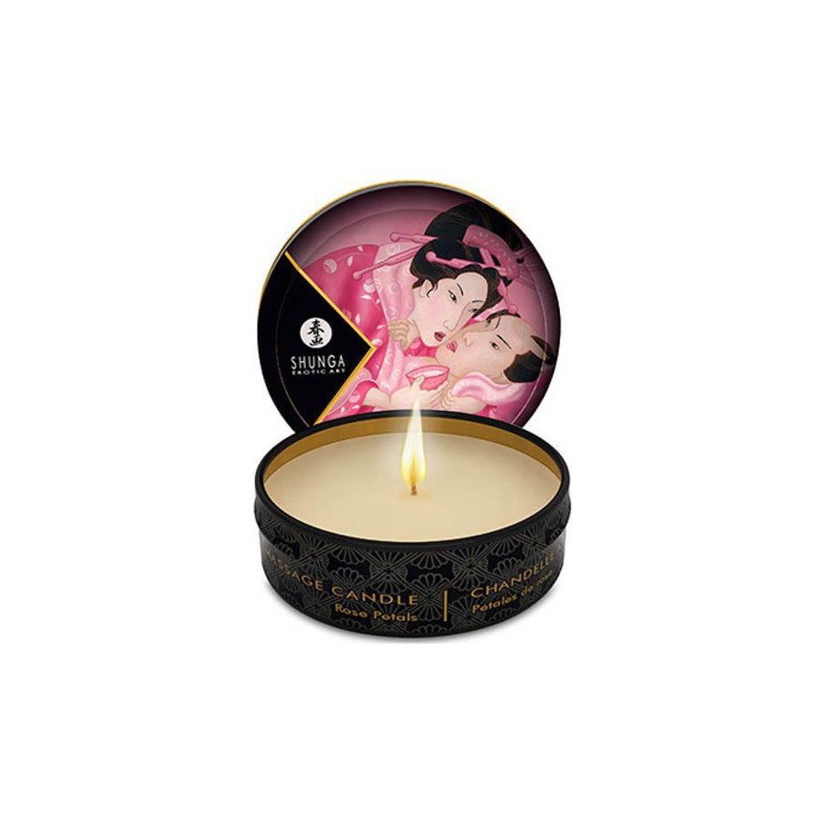 Bougie de Massage Pétale de Rose 30mL
