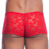 Boxer sexy Dentelle LACE MoB Rouge