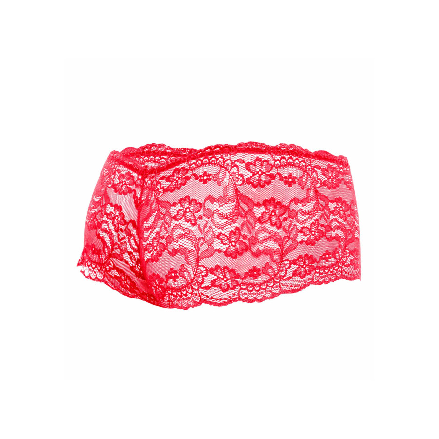Boxer sexy Dentelle LACE MoB Rouge