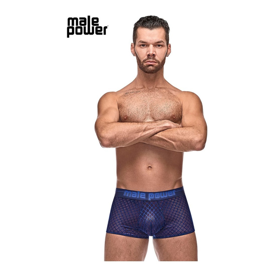 Boxer DIAMOND MESH Bleu