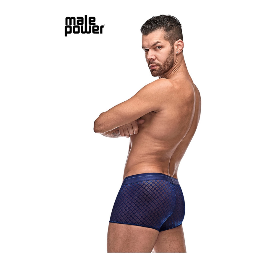 Boxer DIAMOND MESH Bleu