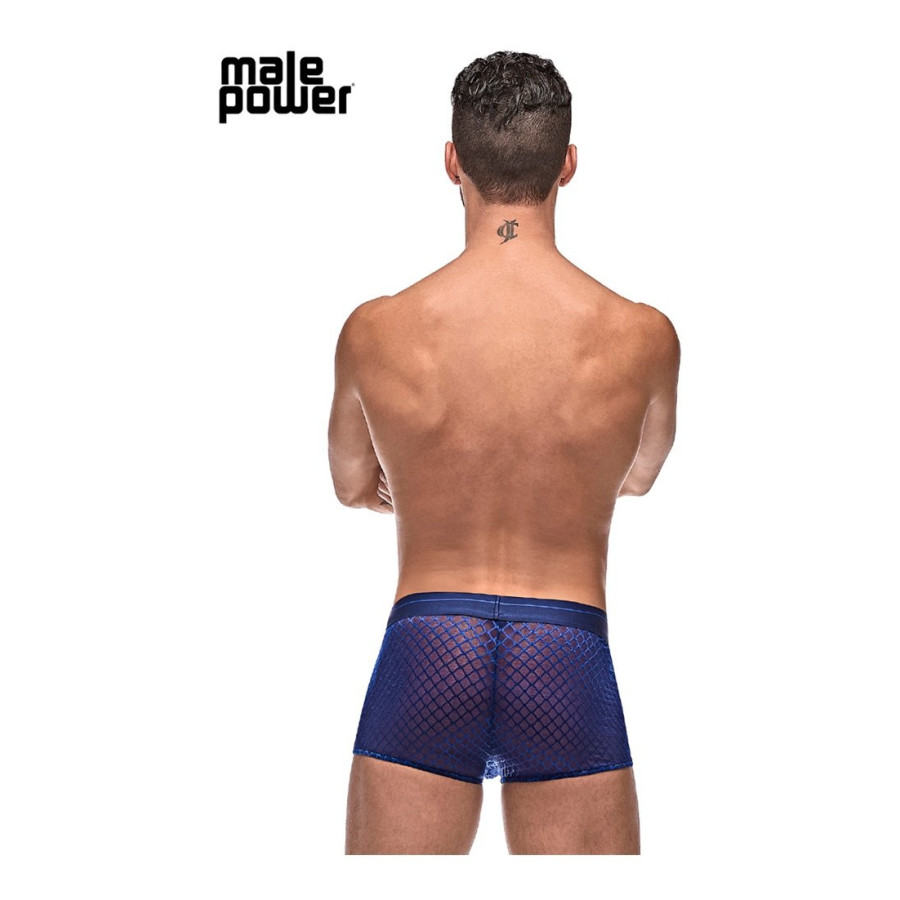 Boxer DIAMOND MESH Bleu