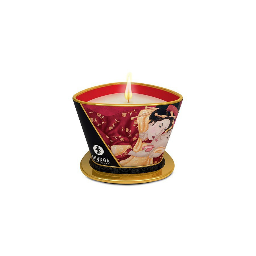 Chandelle de massage ROMANCE Fraise 170mL