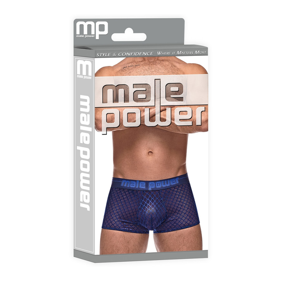 Boxer DIAMOND MESH Bleu