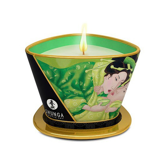 Chandelle de massage ZENITUDE Thé vert exotique