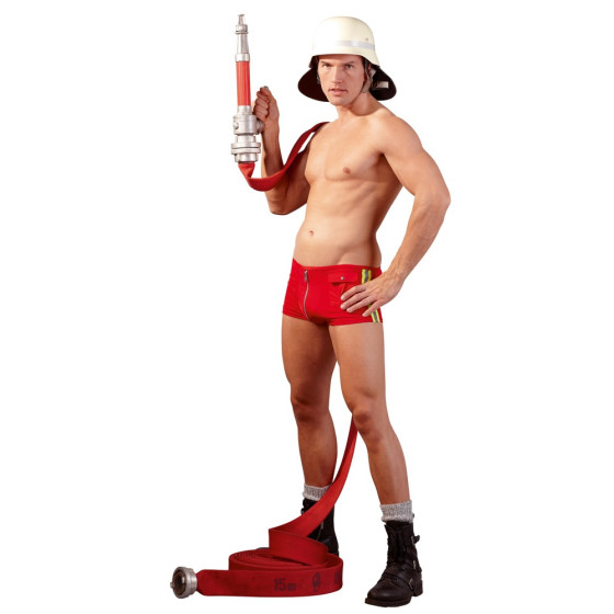 Boxer FIREMAN Rouge