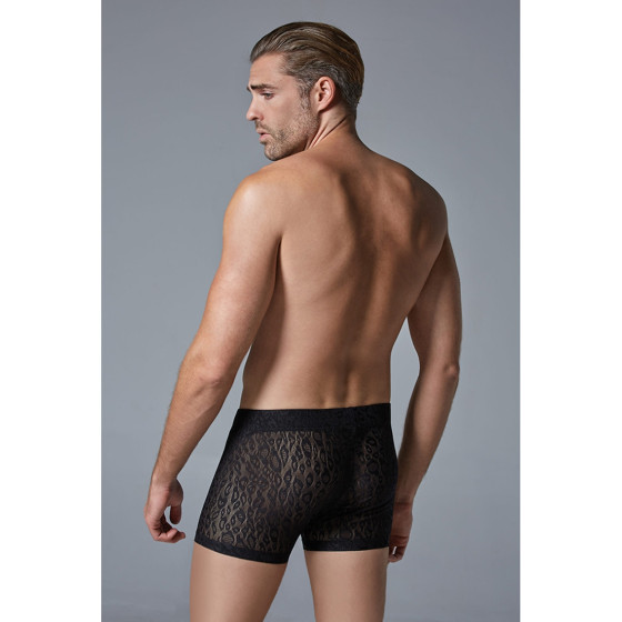 Boxer Dentelle LEOPARD Allure Noir