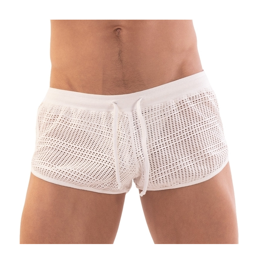 Short filet Aachet Blanc