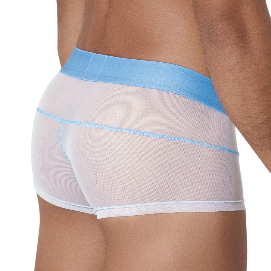 Boxer transparent Hunch Trunks Blanc-Bleu