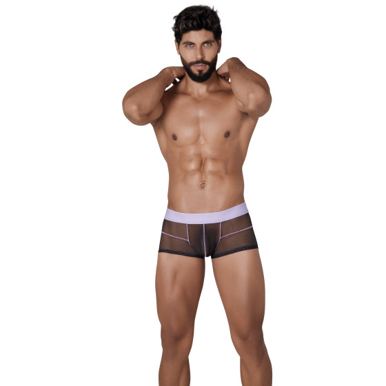 Boxer transparent Hunch Trunks Noir-Violet