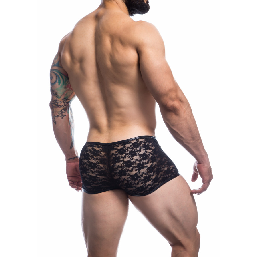 Boxer en dentelle Lace Trunk Noir