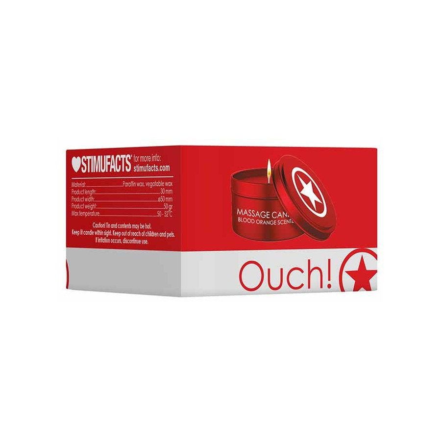 Bougie Candle Star Orange Sanguine 50g