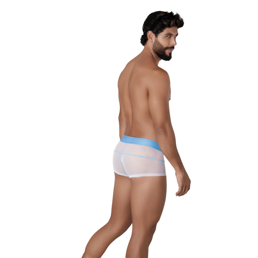 Boxer transparent Hunch Trunks Blanc-Bleu