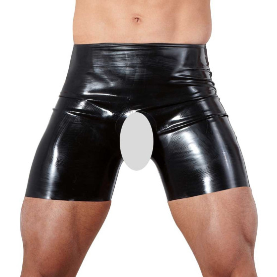 Short en latex avec Ouverture