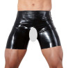 Short en latex avec Ouverture