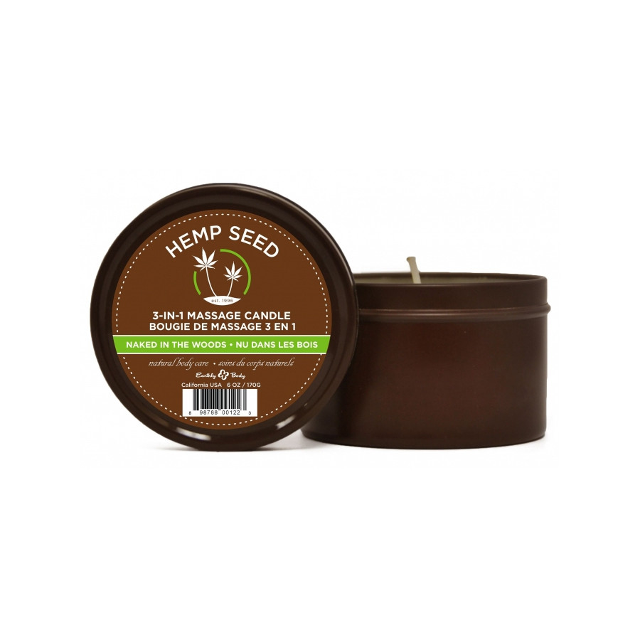 Bougie de massage Naked in the Wood 170g