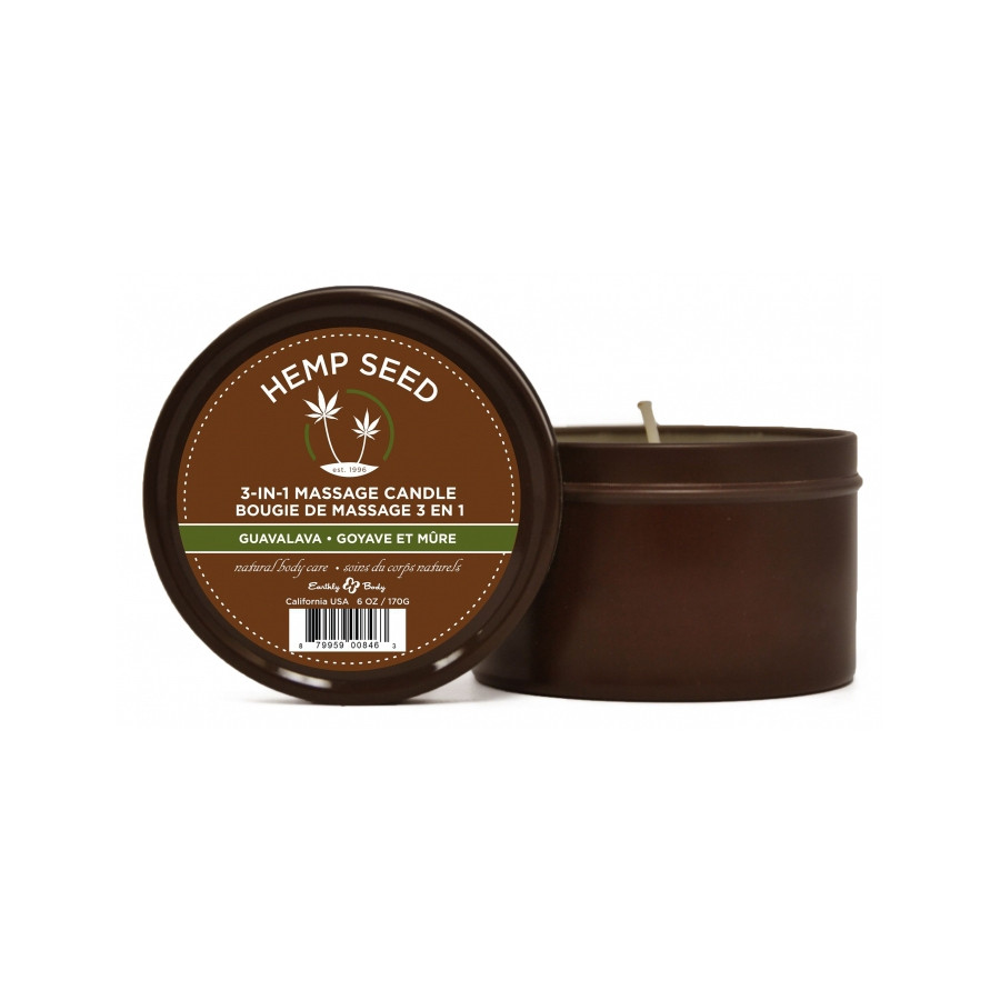 Bougie de massage Guavalava Goyave et Mûre 170g