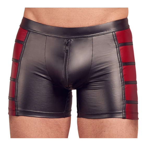 Boxer long VEGA Noir-Rouge
