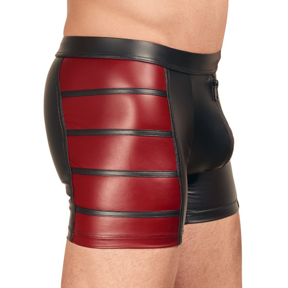 Boxer long VEGA Noir-Rouge