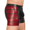 Boxer long VEGA Noir-Rouge