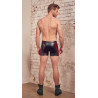 Boxer long VEGA Noir-Rouge