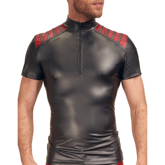 T-shirt VEGA Noir-Rouge