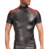 T-shirt VEGA Noir-Rouge