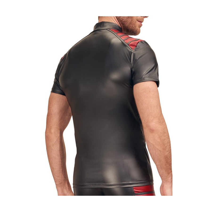 T-shirt VEGA Noir-Rouge