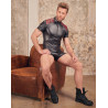 T-shirt VEGA Noir-Rouge