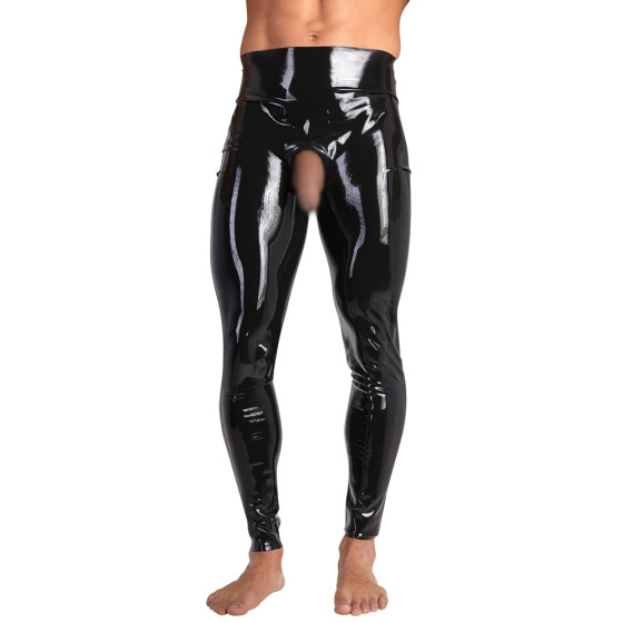 Caleçon long en latex avec Ouverture pénienne