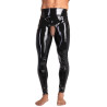 Caleçon long en latex avec Ouverture pénienne