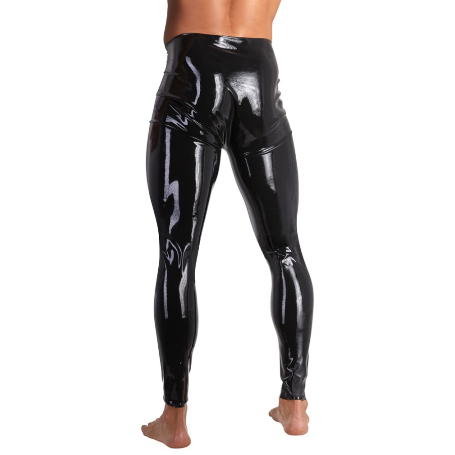 Caleçon long en latex avec Ouverture pénienne