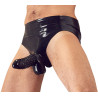 Slip en latex avec étui pénien perlé