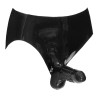 Slip en latex avec étui pénien perlé