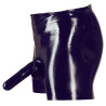 Boxer long en latex avec étuis pénien et anal