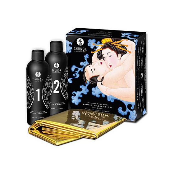 Coffret de masage Corps à corps - FRUITS EXOTIQUES 200ml