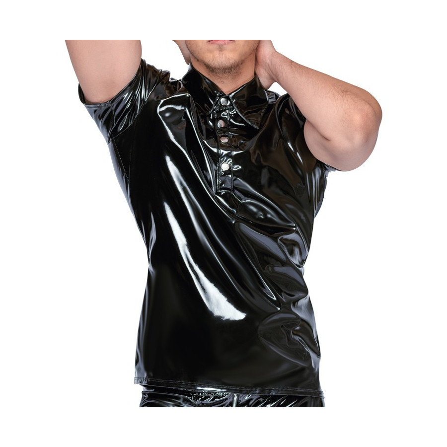 Chemise VINYL POLO Noire