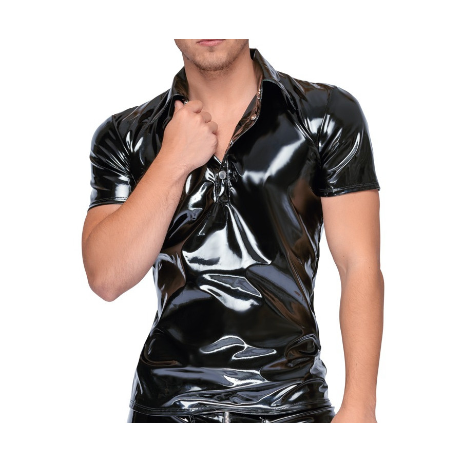 Chemise VINYL POLO Noire
