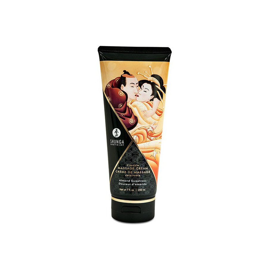 Crème de massage Comestible Douceur d'AMANDE - 200ml Crème de massage Comestible Douceur d'AMANDE - 200ml