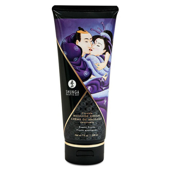 Crème de massage Comestible FRUITS EXOTIQUES - 200ml