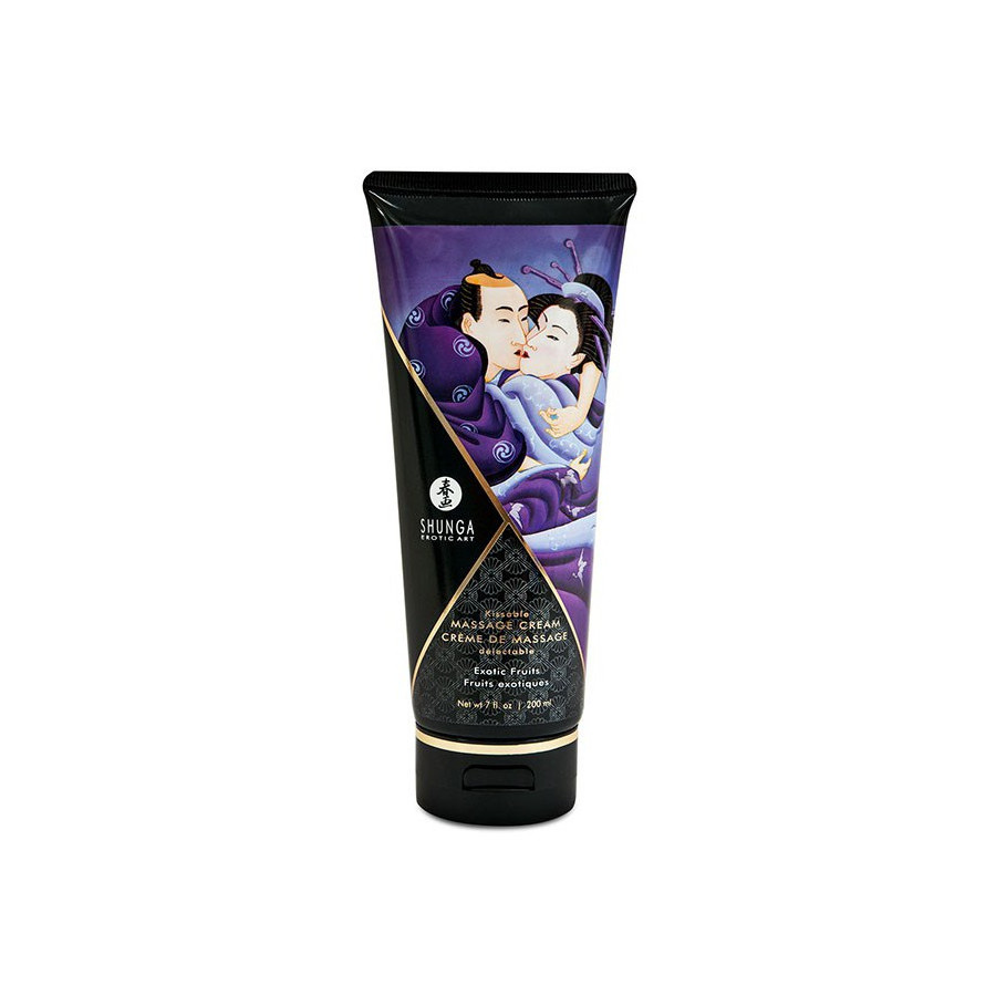 Crème de massage Comestible FRUITS EXOTIQUES - 200ml Crème de massage Comestible FRUITS EXOTIQUES - 200ml