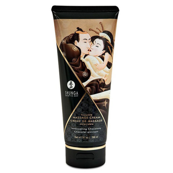 Crème de massage Comestible CHOCOLAT Enivrant - 200ml